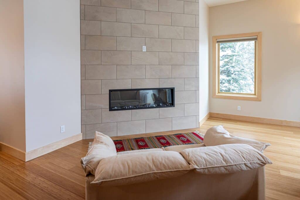 Sandy Condo Remodeler for Fireplace Seating Area