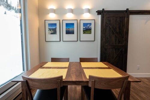 Sandy Dining Rom Renovation for Alta Condo Accent Lights