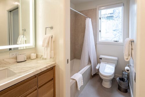 park city condo remodel bathroom tub surround