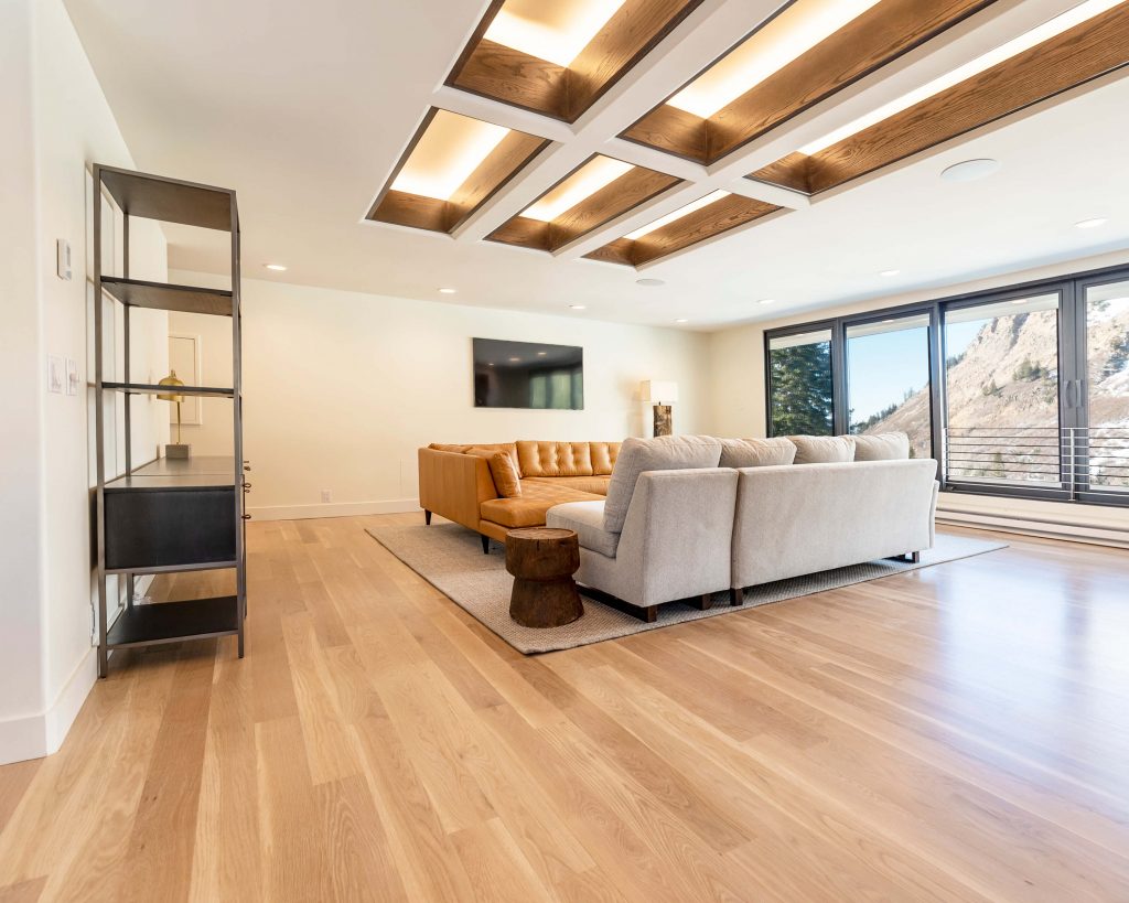 Alta Condo Remodel with Living Room Coffered Ceiling
