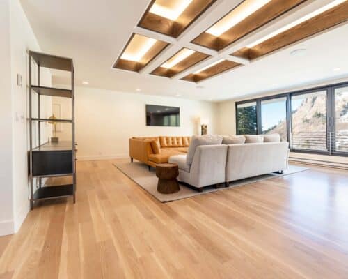 Alta Condo Remodel with Living Room Coffered Ceiling
