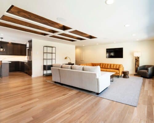 Alta Condo Remodel with Living Room facing Kitchen