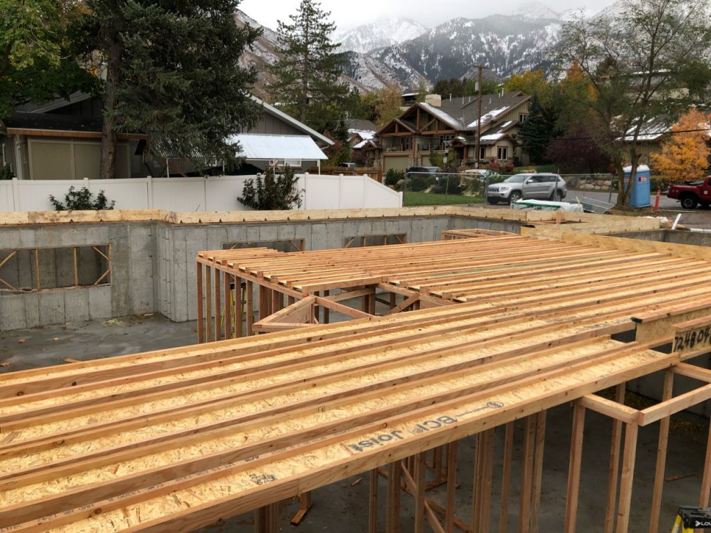 Home Builder begins Framing