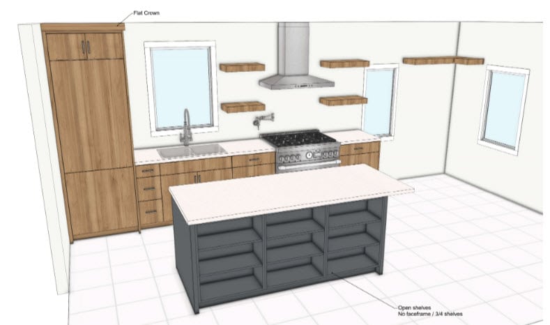 rendition of salt lake city kitchen remodel 1