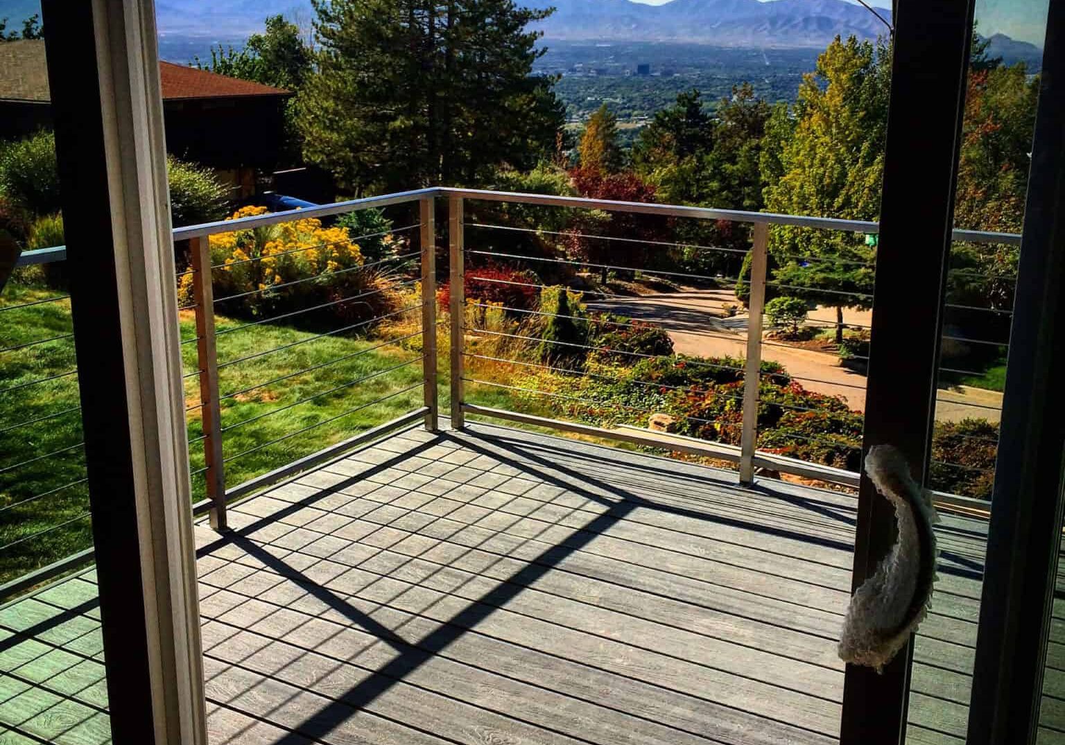 millcreek trex deck cable railing